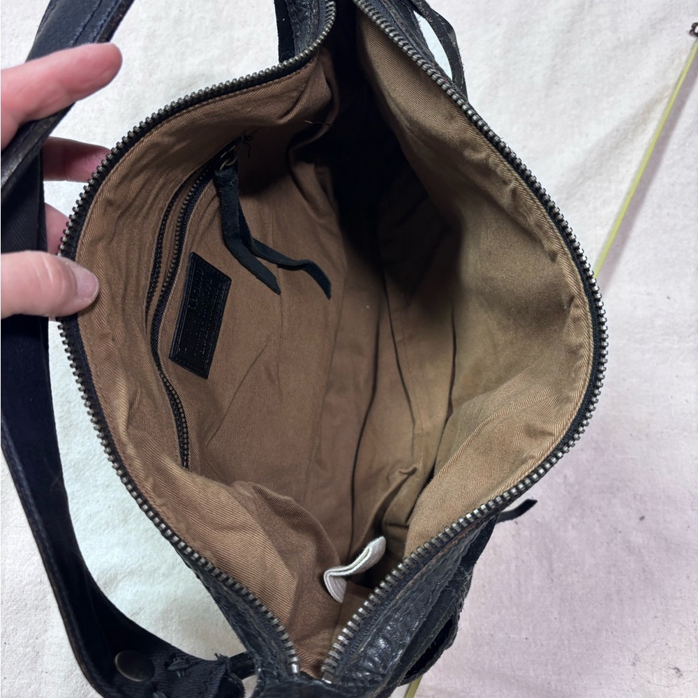 Lucky Brand Black Suede Shoulder Bag - Picture 5 of 13